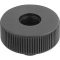 Kipp Knurled Wheels components in steel, internal thread, Style D, inch K0260.12A4